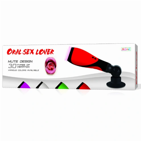 massaggiatore Oral Sex Lover 30v C/ Adaptador Baile For Him immagine 4