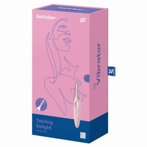 stimolatore del clitoride Delight Pink Satisfyer Vibrator immagine 3