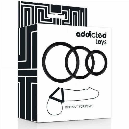 anelli per pene Rings Set Addicted Toys immagine 2