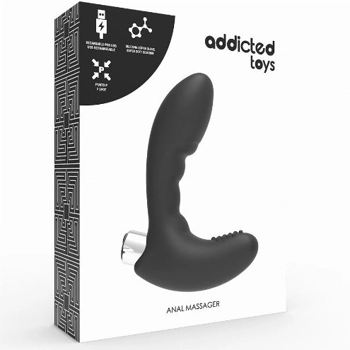 vibratore prostatico Vibratore Prostatico Nero Addicted Toys immagine 6