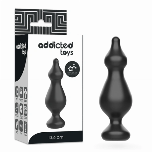 plug anale Spina Anale Nera Addicted Toys immagine 1