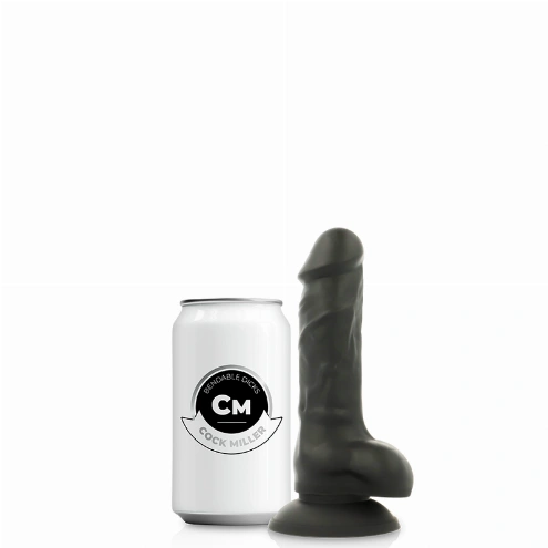 Strap On Imbracatura Cock Miller + Cocksil Densita'' Silicone Articolabile Nero 13 Cm Cock Miller immagine 6